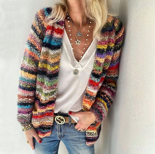 Sweaters Cardigan Thin Outerwear Baggy Coat Women