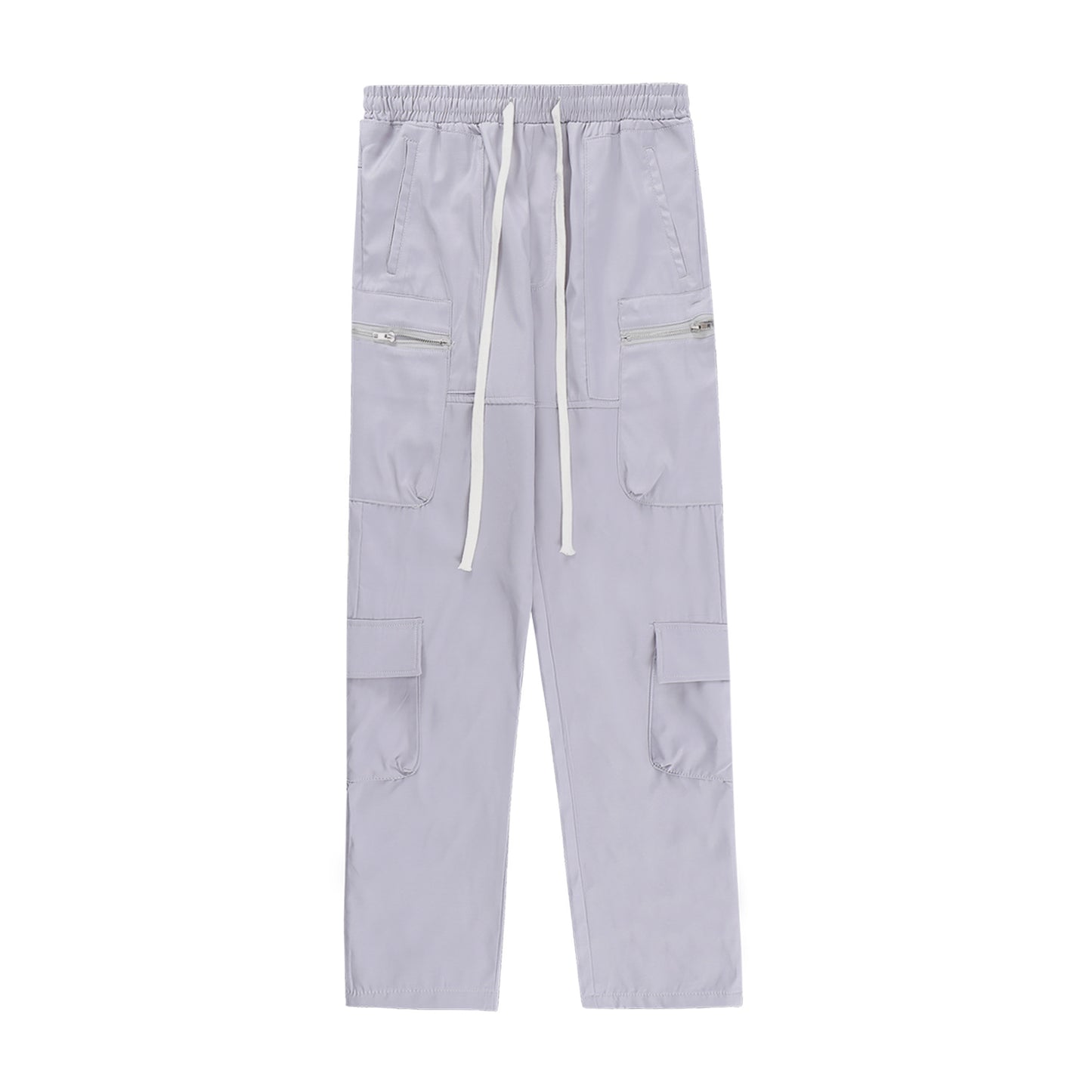 Fashion Work Clothes Buttoned Denim Trousers