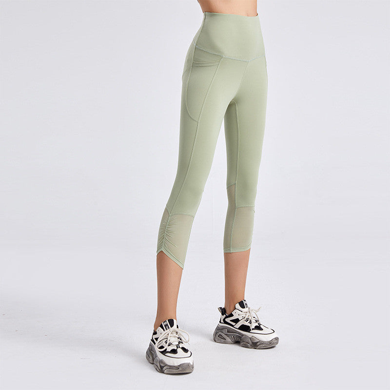 Women's Fashion Personality New Yoga Cropped Pants