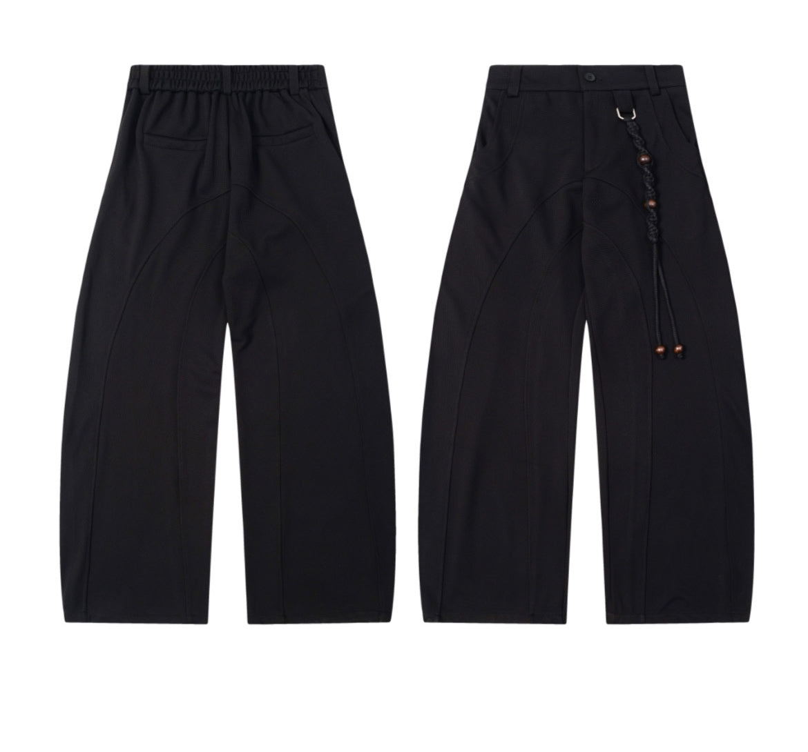 American Retro All-matching Slim Loose Draping Effect Suit Pants