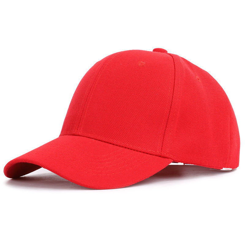 Candy Color Outdoor Casual Solid Color Peaked Baseball Cap