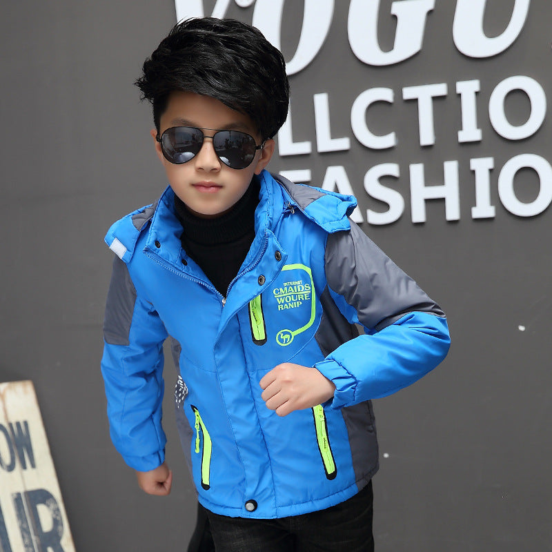 Older Children's Warm Windbreaker Jacket