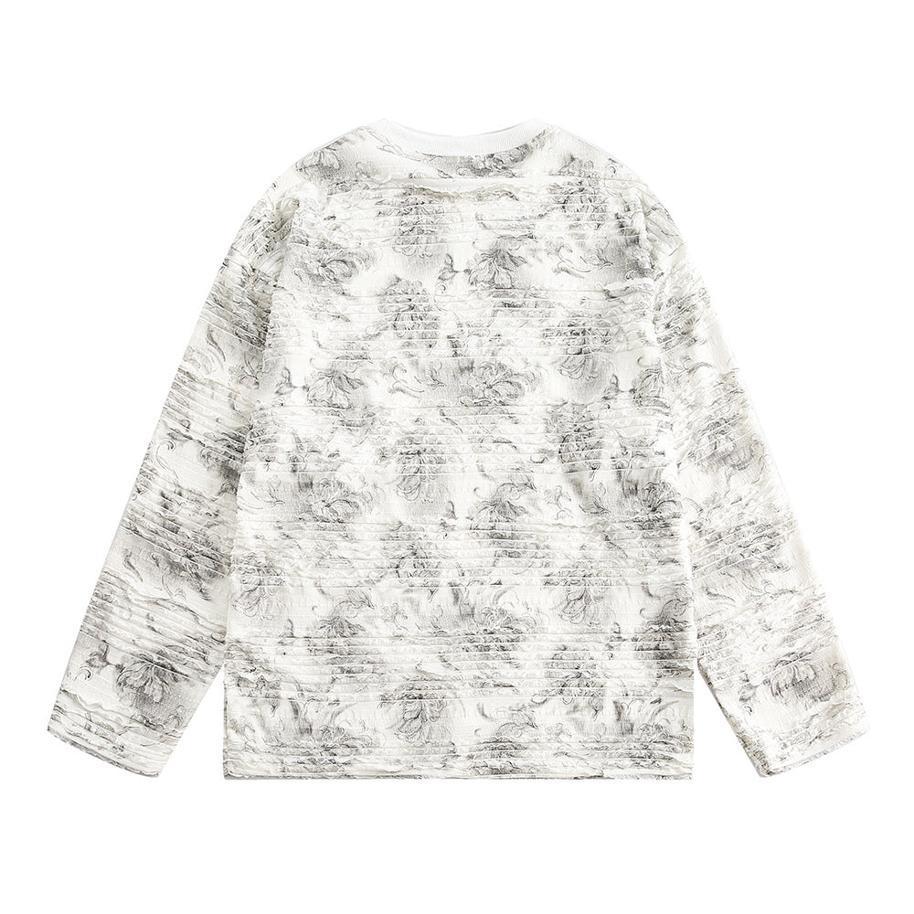 Men's Lace Design Casual Top