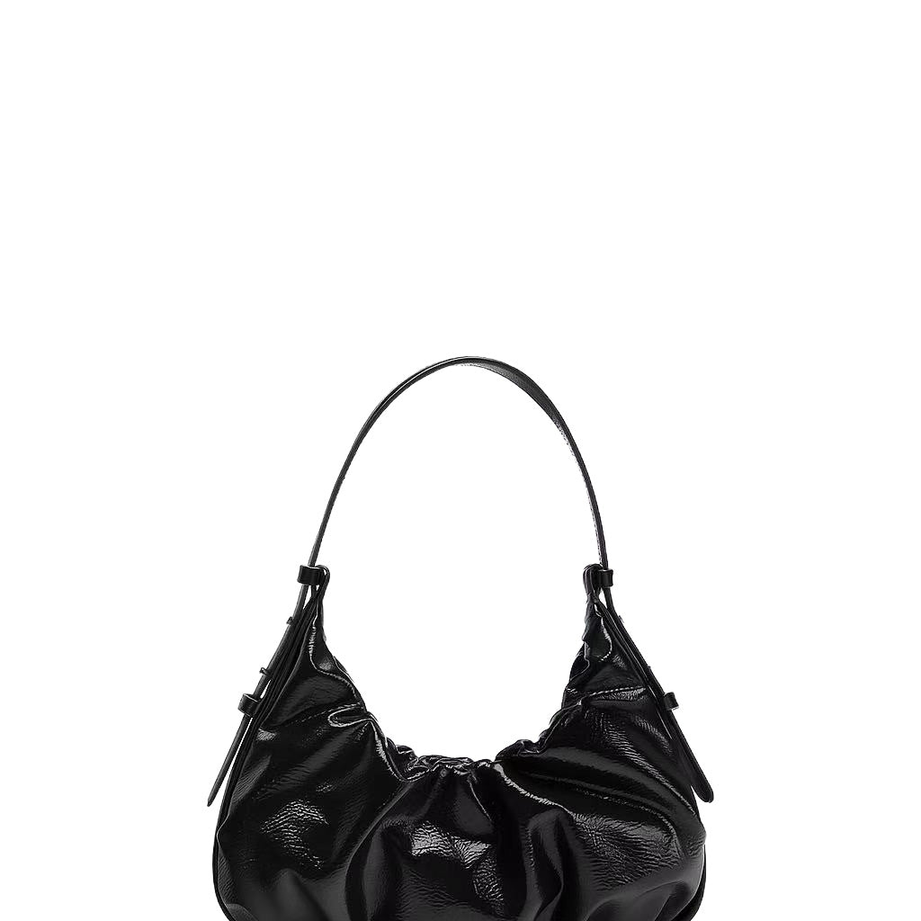 Autumn Women's Bag With Red Crackle Effect