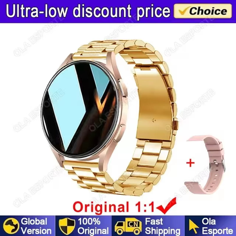 2024 New Smart Watch 6 Pro Full Touch Blood Pressure Blood Oxygen Bluetooth Call Waterproof Smartwatch Men Women for Android IOS