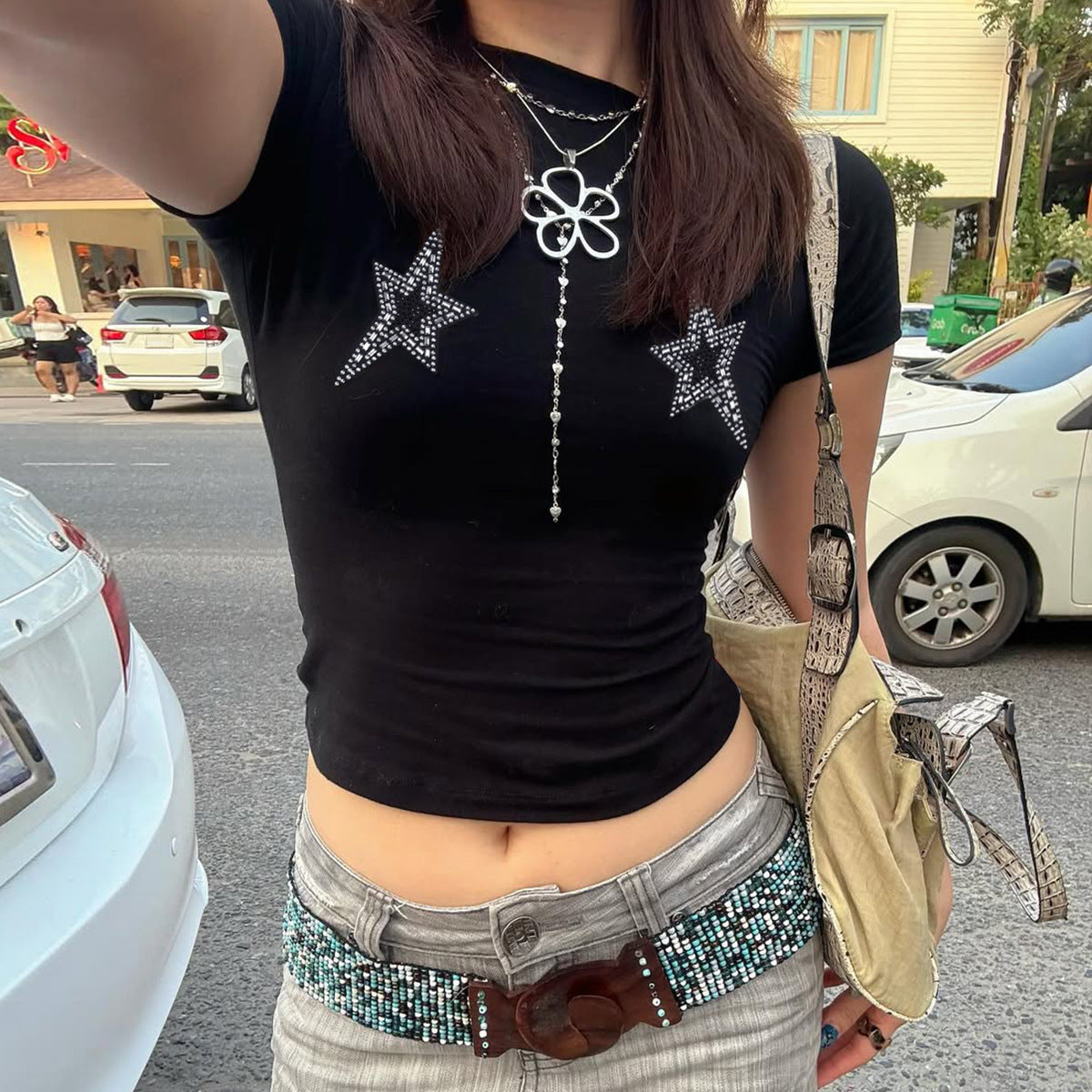Crew-neck Short-sleeve T-shirt