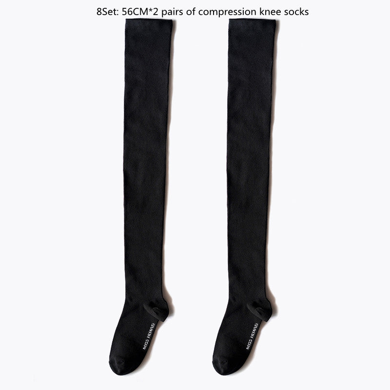 Double Segment Pressure Thin Leg Women's Tube Socks