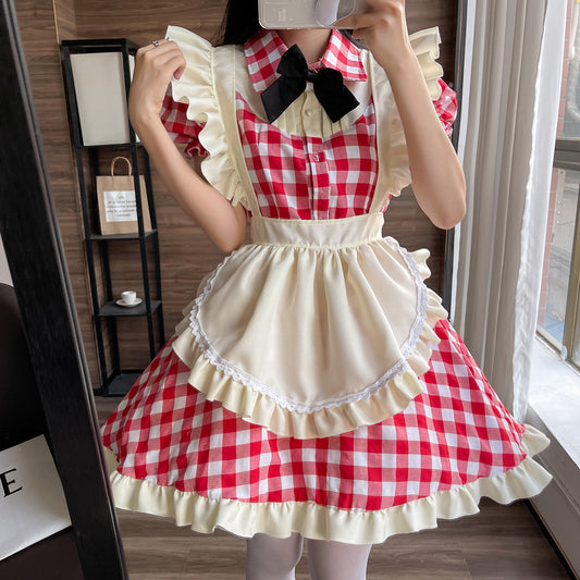 Lolita Maid Costume Cosplay Uniform Dress