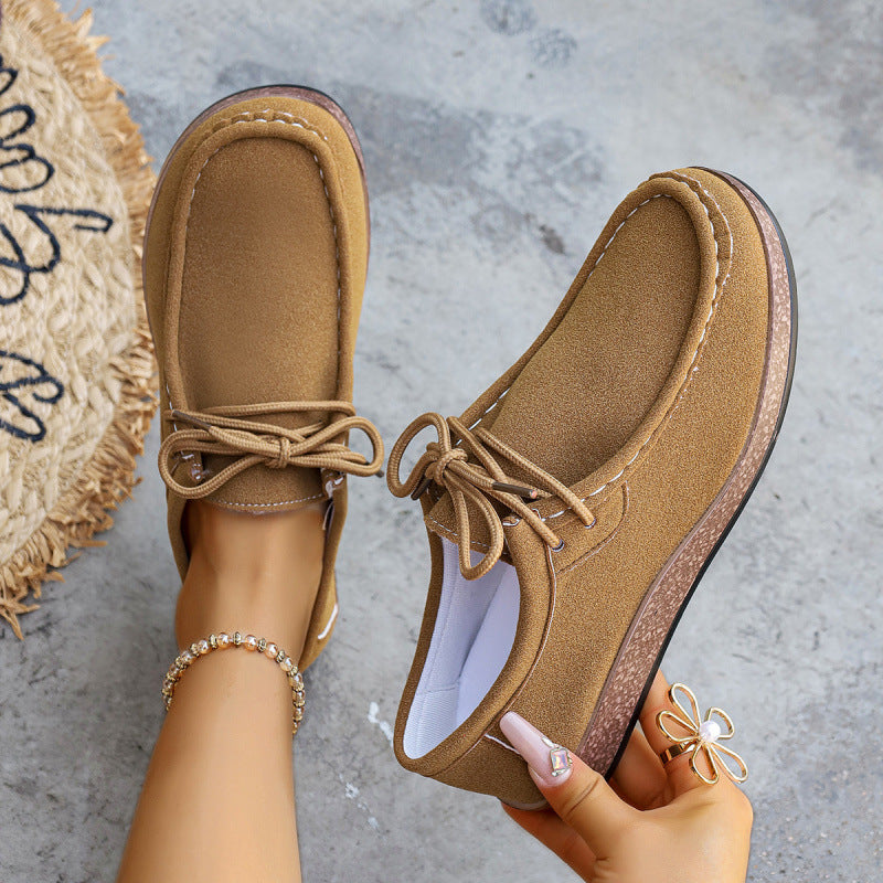 Autumn New Suede Comfortable Loafers For Women