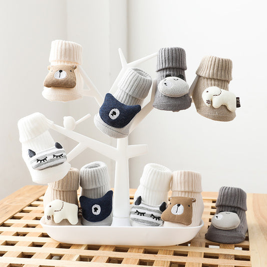 Children's Boneless Loose Mouth Socks Cartoon Accessories Non-slip