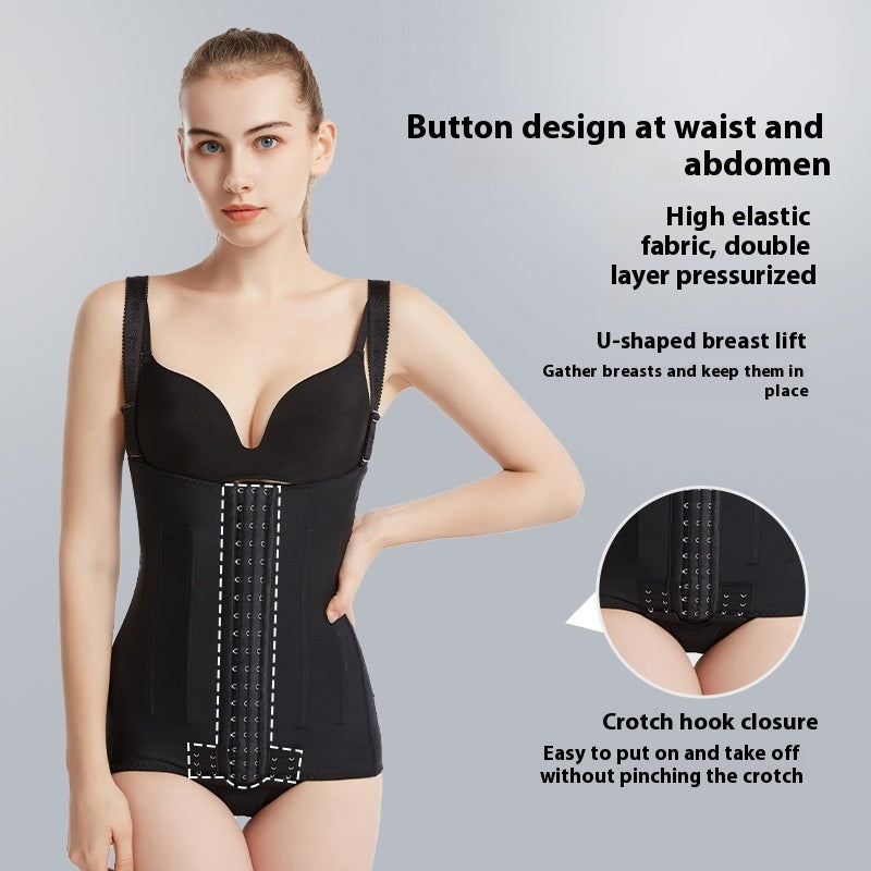 Waist And Abdomen Liposuction Body Shaping Clothes Elastic Waist Tight Elastic Sleeve