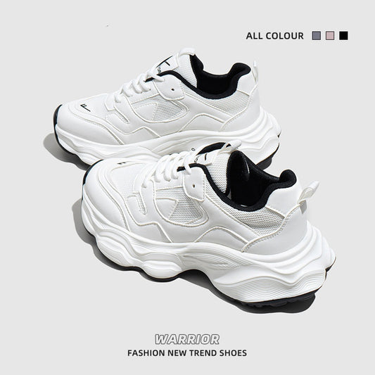 Breathable Mesh White Shoes Women's Sneakers