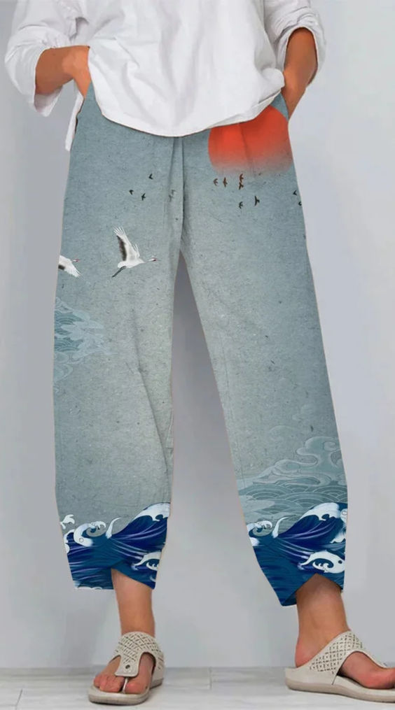 3D Printing Women's Casual Pants