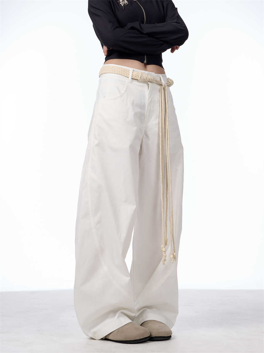 Women's Loose And Idle Draping Mopping American High Street Wide-leg Pants