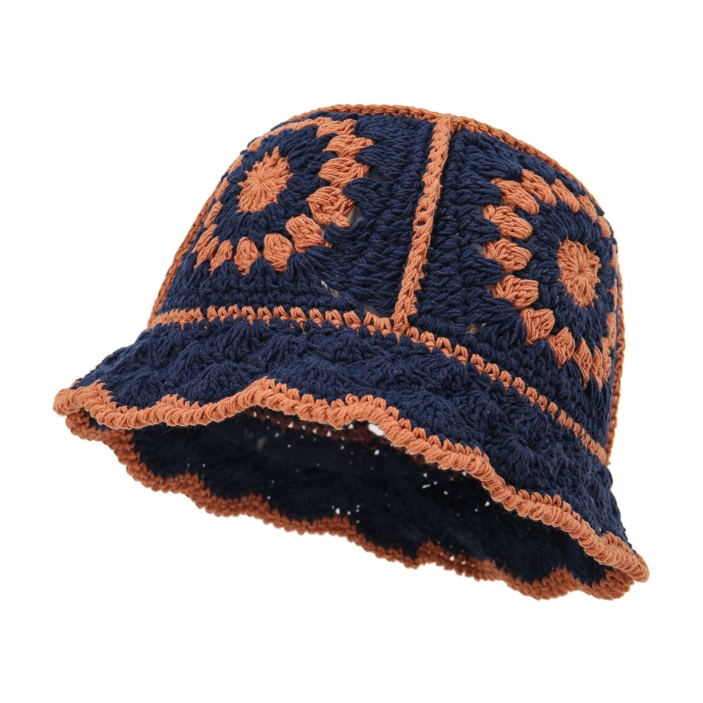 Knitted Fisherman Sun Protection Hat Sun Hat Outdoor UV-proof