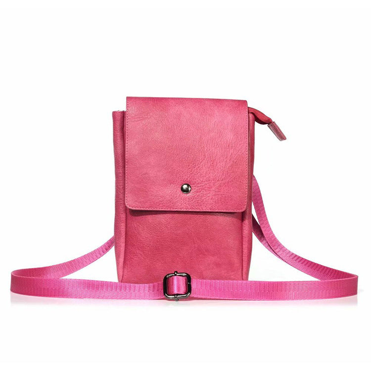 Pure Color Small Square Bag Fashion Casual Messenger