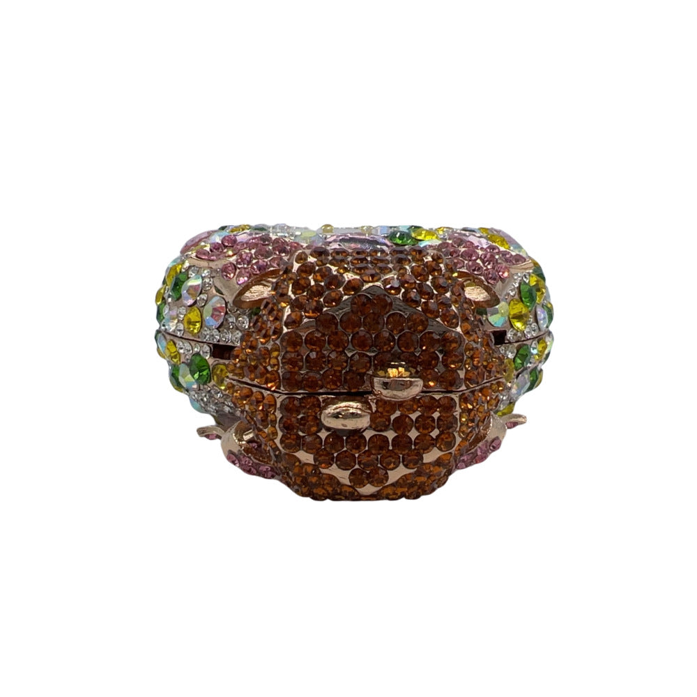 Kvinders Mode Banket Fuld Diamant Clutch