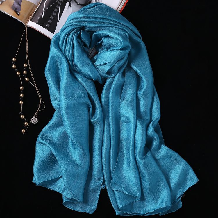 Dutch Linen Silk Scarf Seaside Sunscreen Beach Shawl