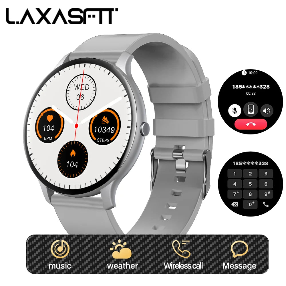 Smart Watch 1.46 HD Screen Heart Rate Monitor Sports Fitness Watch IP68 Waterproof Bluetooth Android IOS Smart Watch