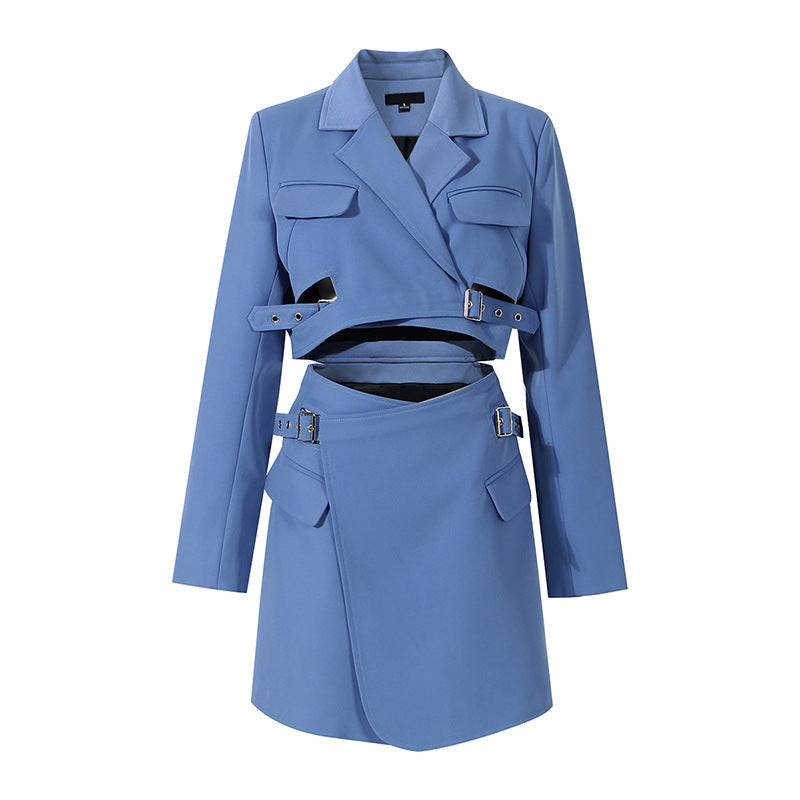 Suit Jacket High Waist Skirt Skirt One-piece Suit