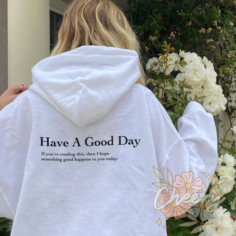 Women's Letter Loose Slouchy Sweatshirt