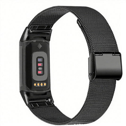 Alloy Strap With Card Buckle Fine Mesh Watch Strap