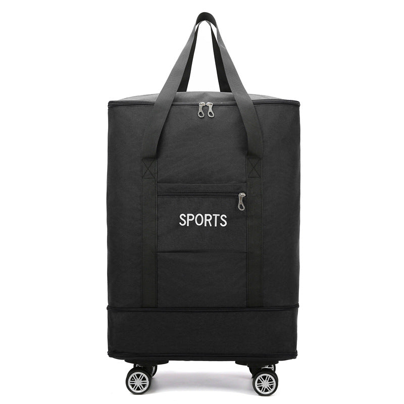 Removable Universal Wheel Large Capacity Expansion Storage Bag