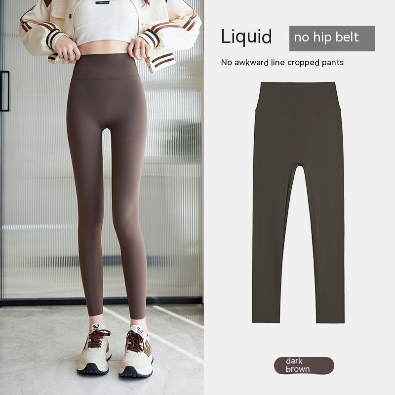 Cropped Shark Pants Women's Outer Wear Base Seamless High Waist