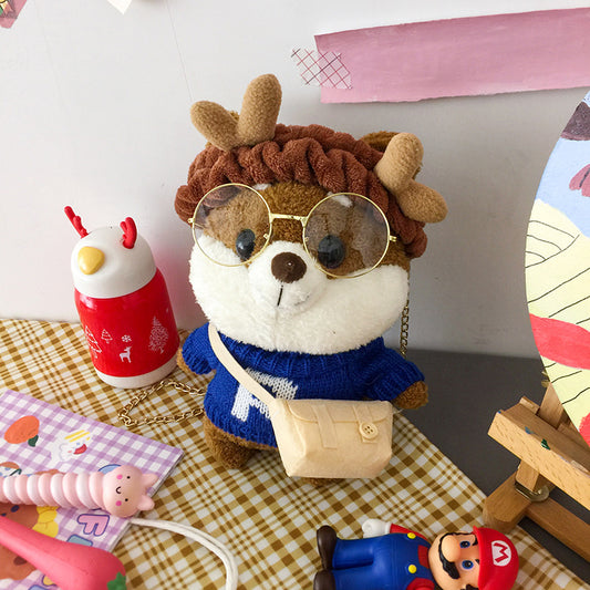 Popular New High-quality Texture Cute Plush Messenger Bag
