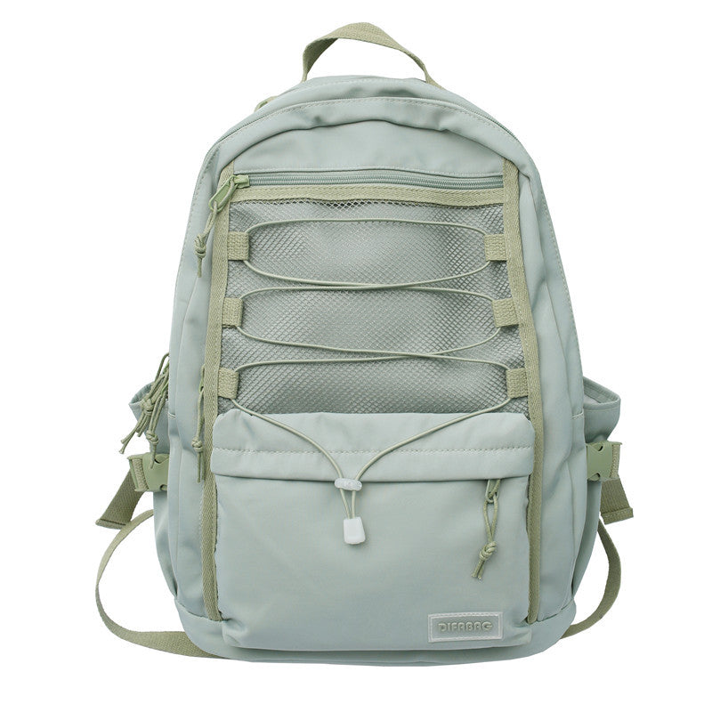 Vintage Student Street Cool Nylon Large Capacity Backpack
