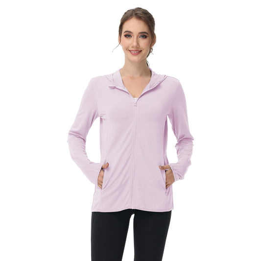 Summer Womens Sun-protective Clothing Plus-size Womens Lightweight Jacket