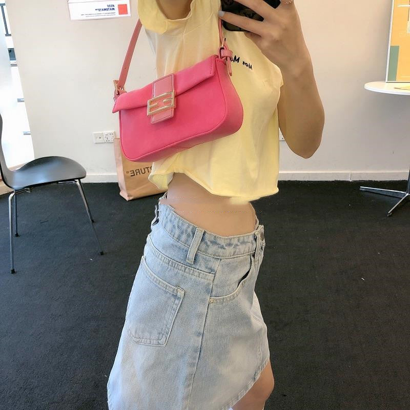 Frosted Vintage One-shoulder Messenger Bag