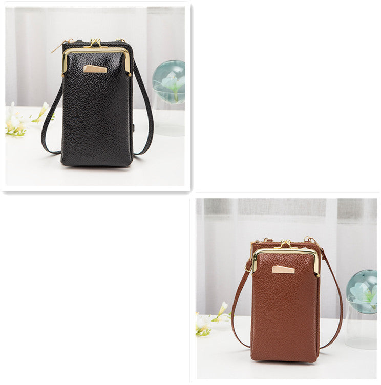 Double Layered Crossbody Bag Vertical Style