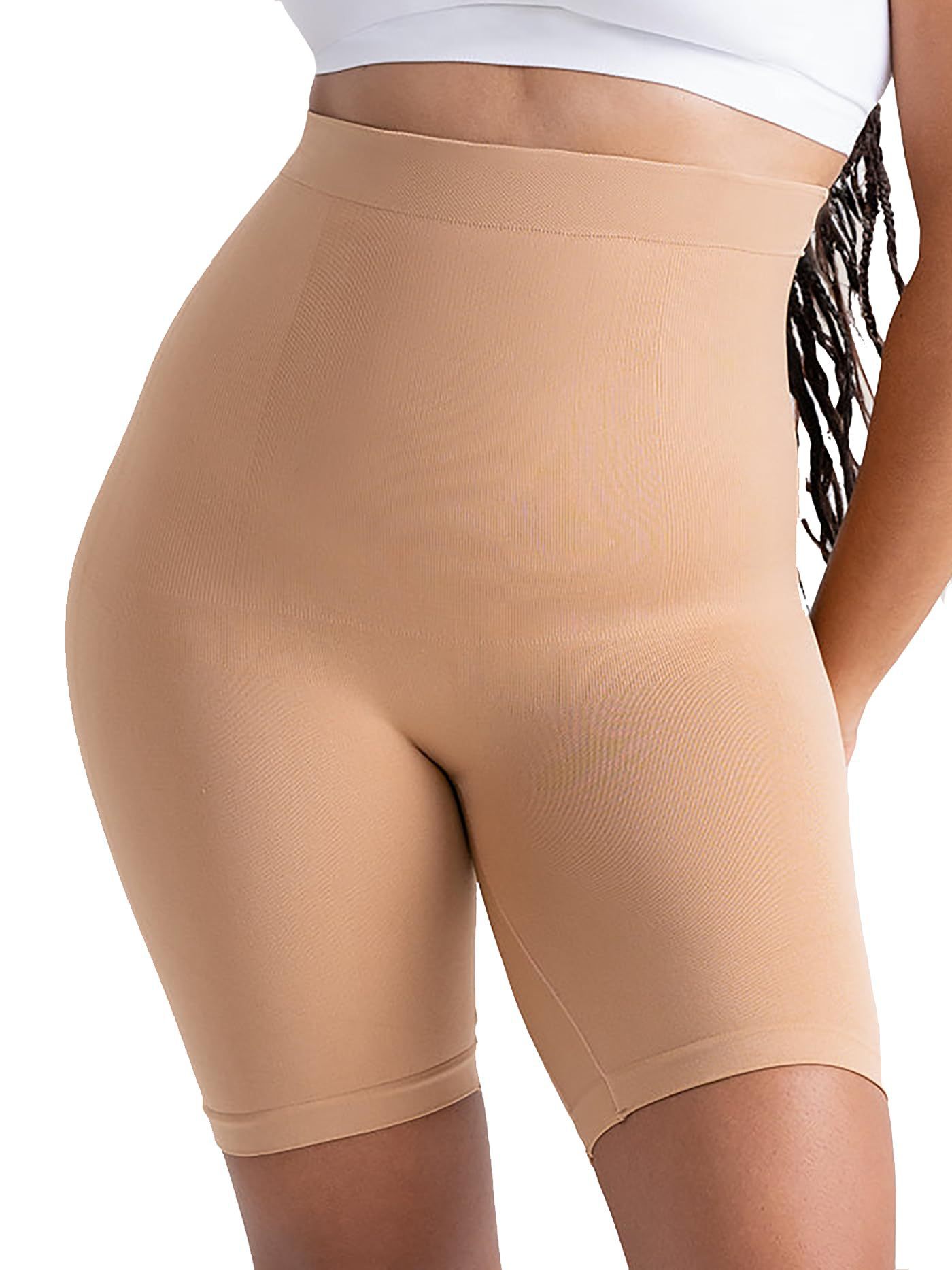 High Waisted Tuck Pants Underwear Silky Shaping Pants Base