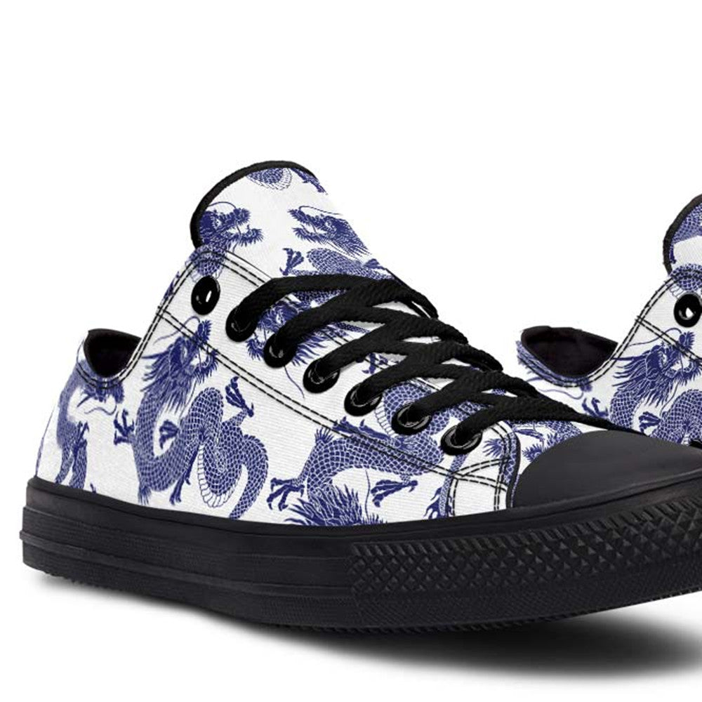 Fashion Print Couple Low-Top Canvas Shoes