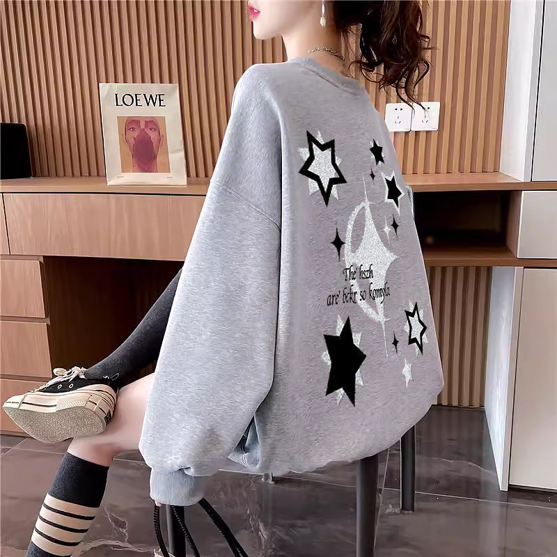 Autumn And Winter Round Neck Sweater Loose Top