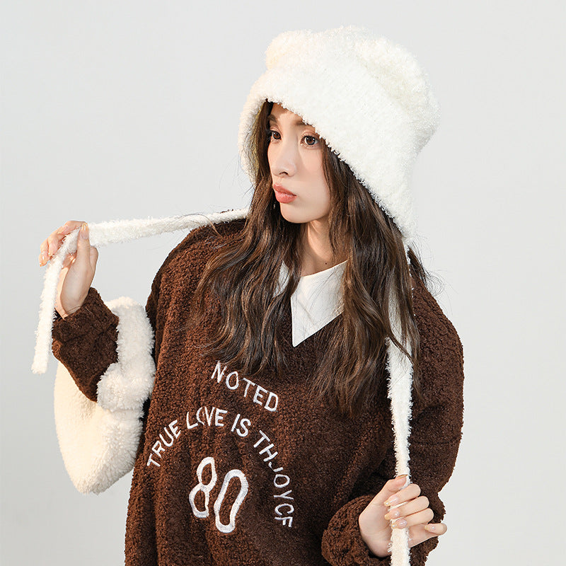 Japanese Style All-matching Warm Soft And Adorable Woolen Cap