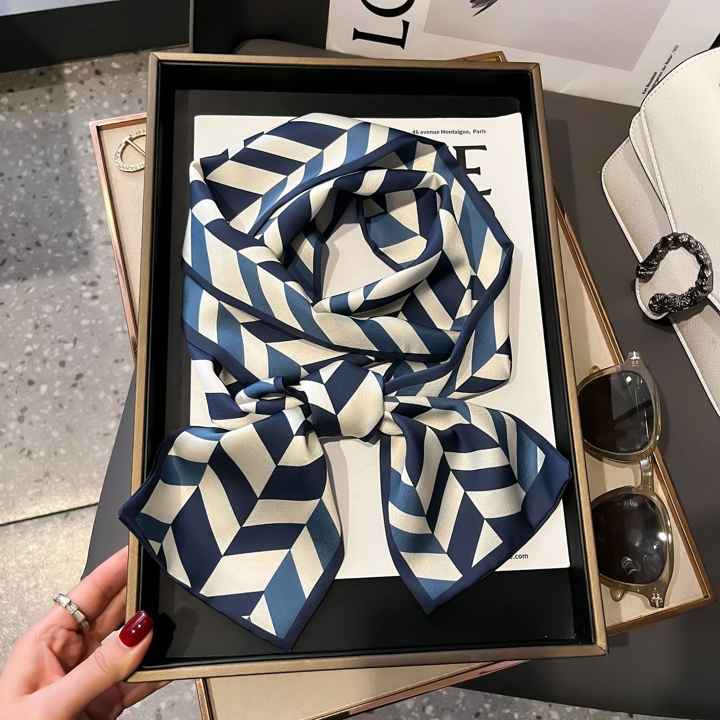 Fashion Silk High-grade Shawl Scarf