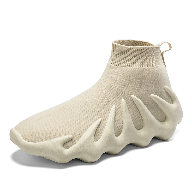 High-top Couple Socks Shoes Children's Octopus Flying Woven Casual Sports Ankle Boots