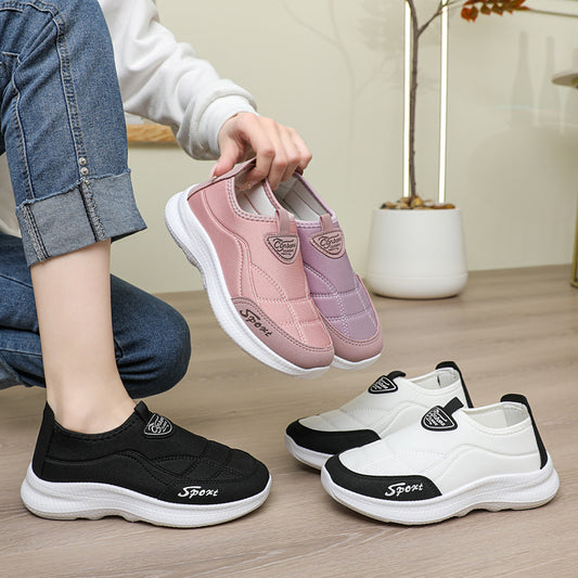 Height-Enhancing Soft-Soled Non-Slip Ultra-Light Sports Shoes For Middle-Aged And Older Moms