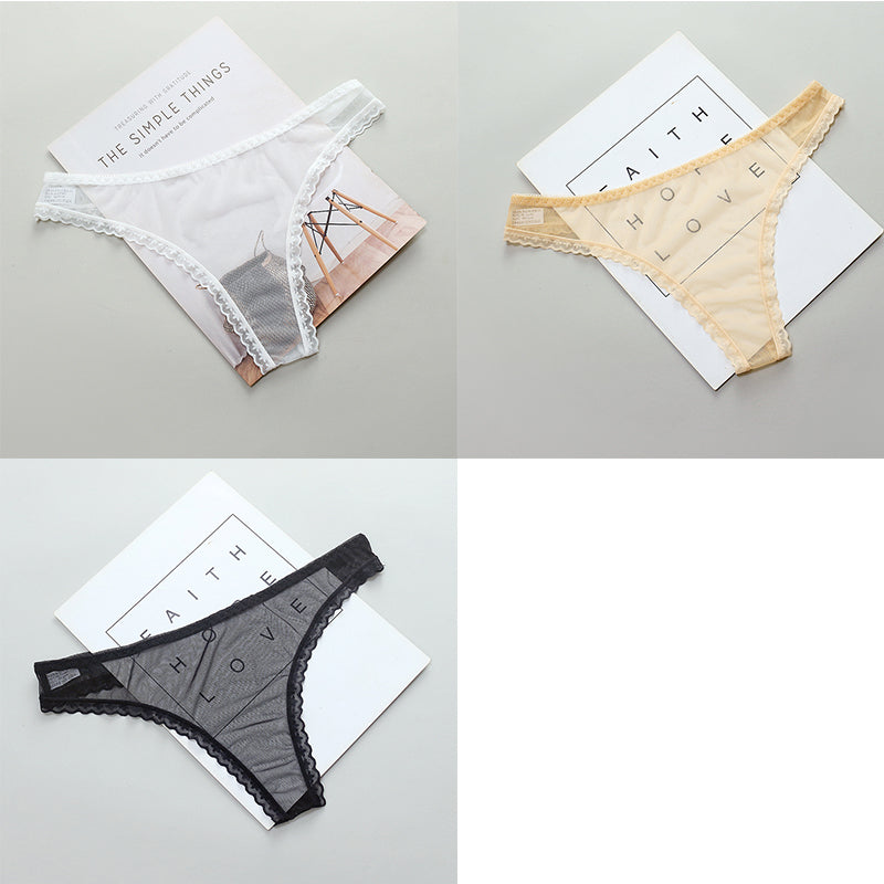 Ladies Fashion Full Transparent Panties T-Line