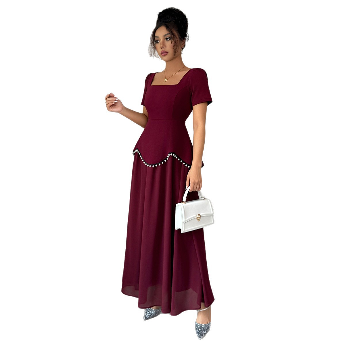 Fashionable Minimalist And Slim Fit Womens Dress