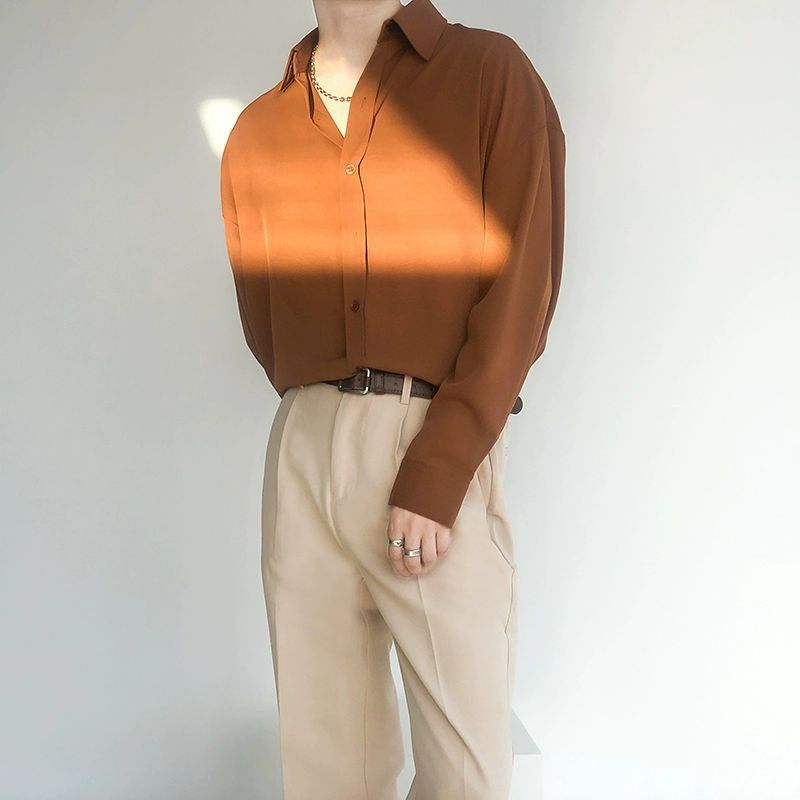 Vintage isdrape med løstsiddende langærmet top