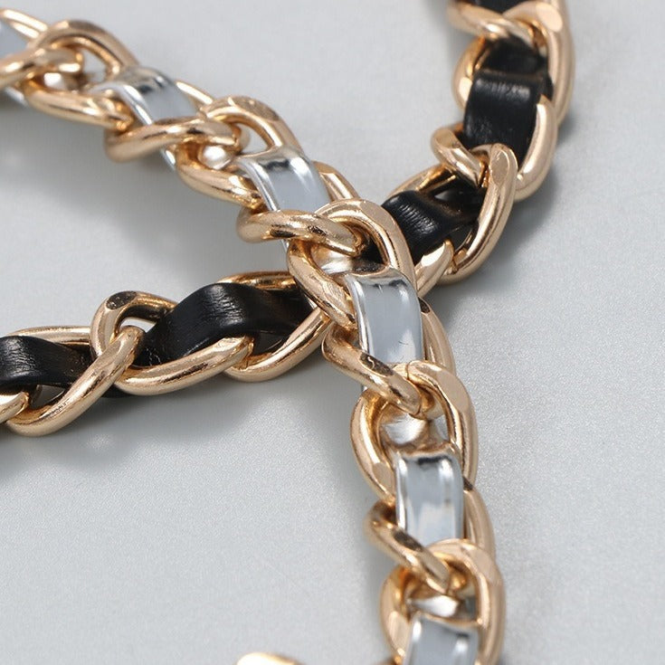 Rhombus Waist Chain Accessories Women's Small Square Bag