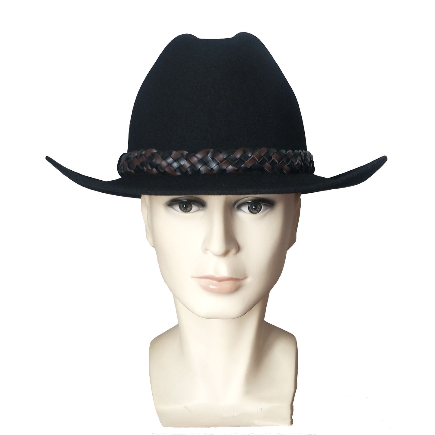 Uld Western Cowboyhat Bælte Tophat Jazz FIlthat