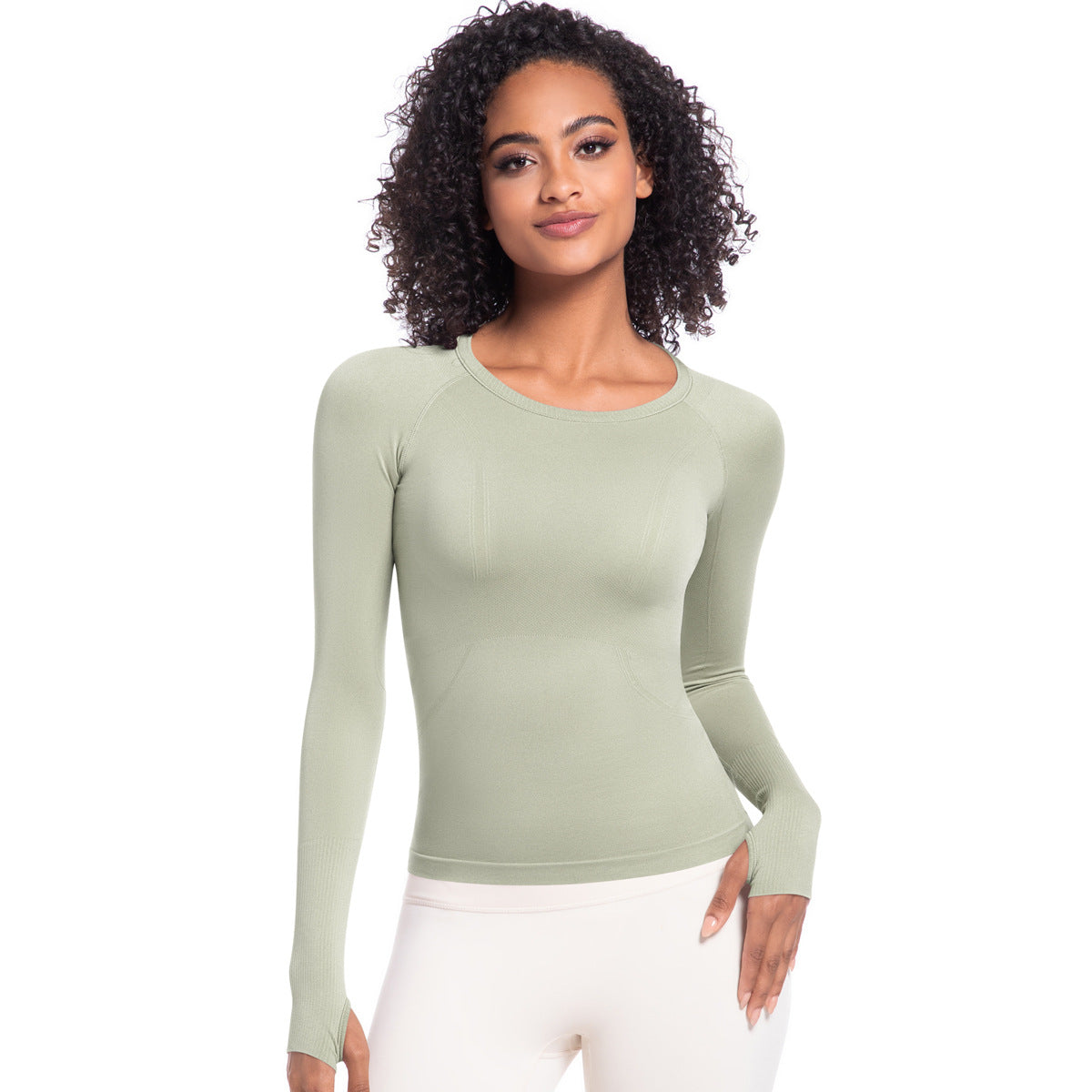 Sports Running Fitness Breathable Seamless Long Yoga Wear
