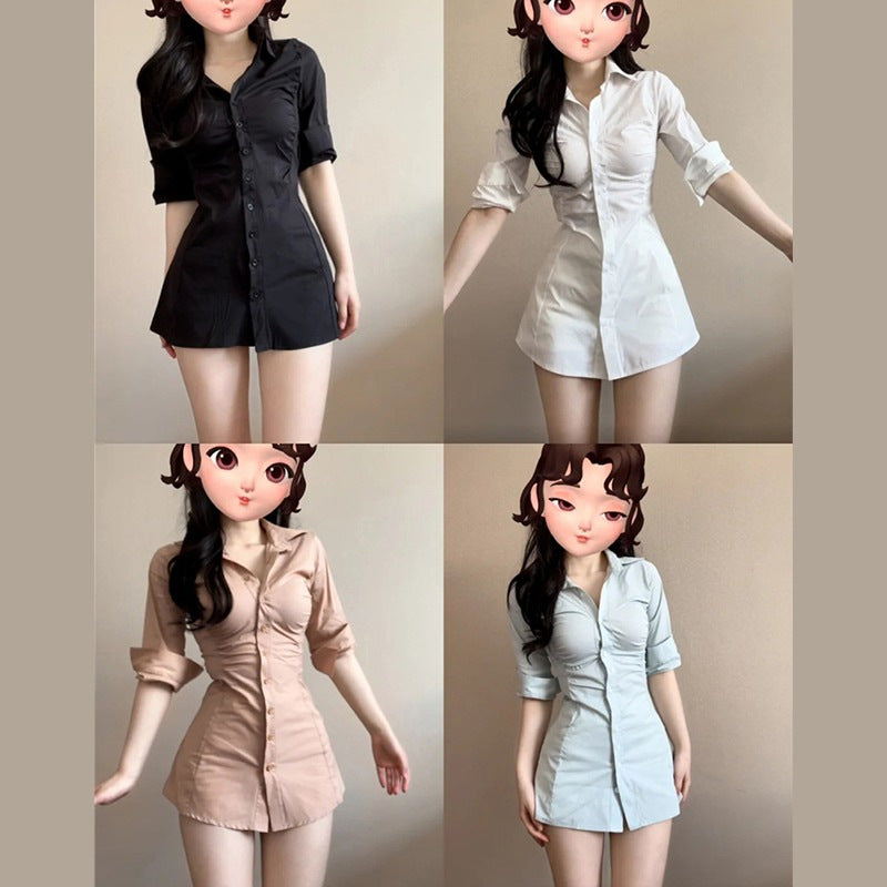 Elegant High-end Fitted Blouse For Summer