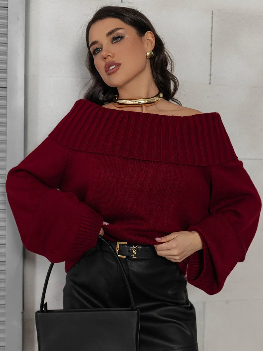 Long Warm Knit Sweater