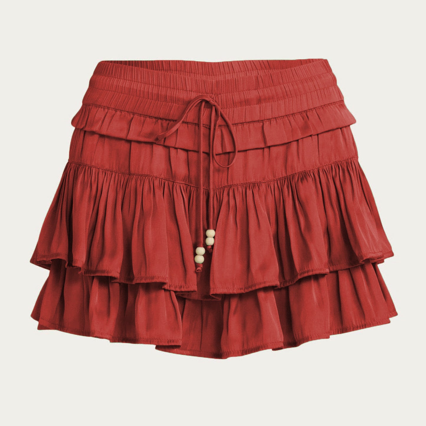 Nye højtaljede indershorts med snøre og skørtbuksedesign