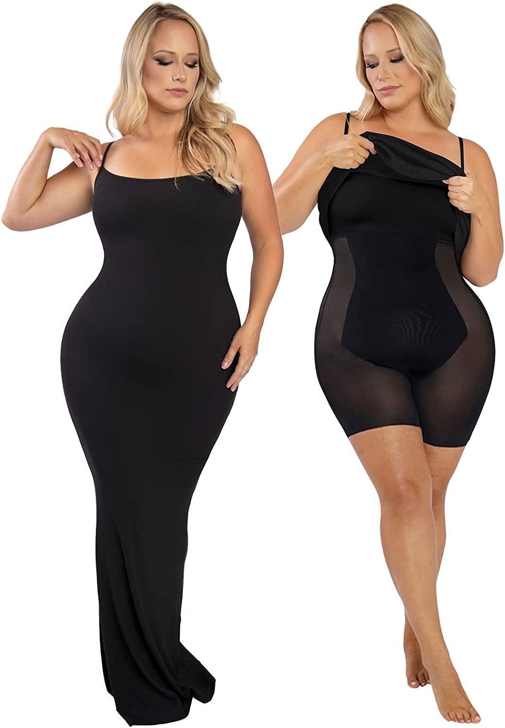 Women's Simple All-match One-piece Vest Body Shaping Dress